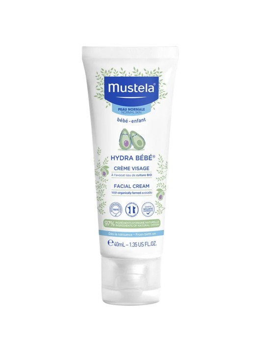 Mustela Hydra Bebe Creme Visage Peaux Normales 40 ml