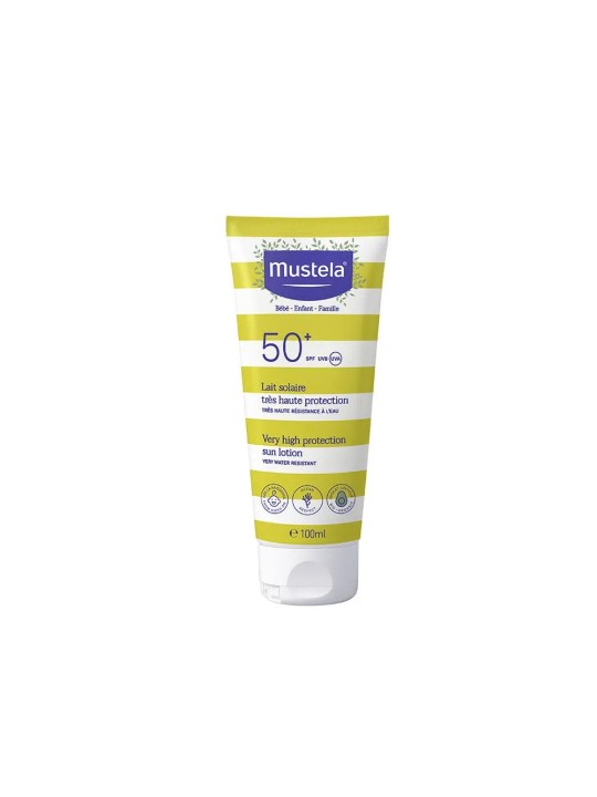 Mustela Lait Solaire Très Haute Protection SPF50+ 100ml