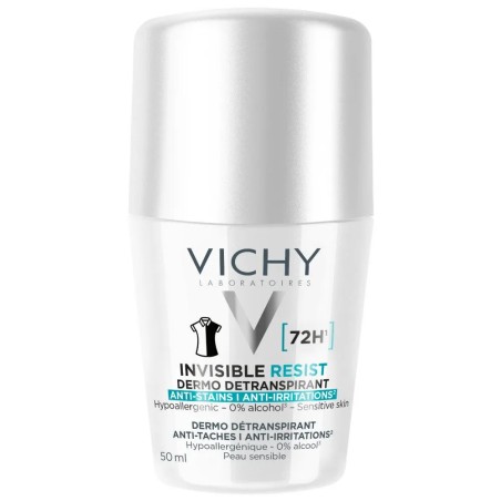 Vichy Déodorant Invisible Resist Détranspirant Anti Irritations 72h 50ml