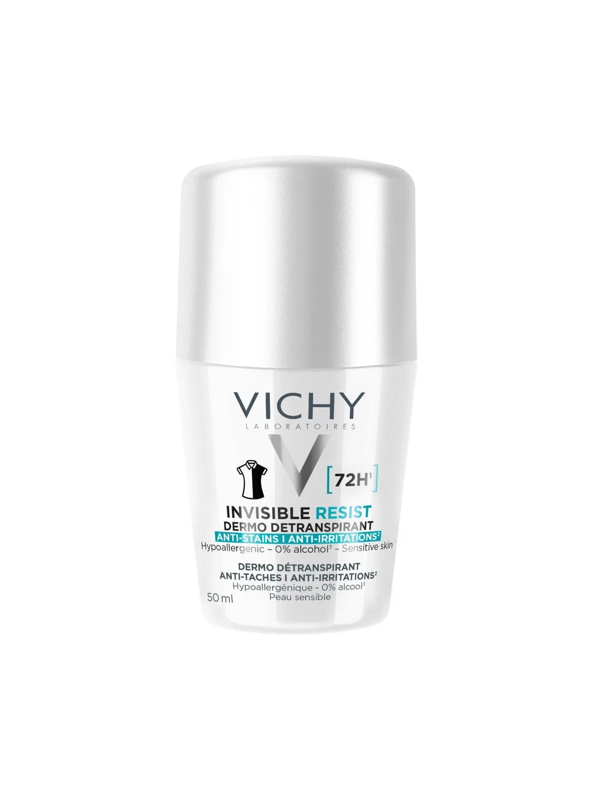 Vichy Déodorant Invisible Resist Détranspirant Anti Irritations 72h 50ml