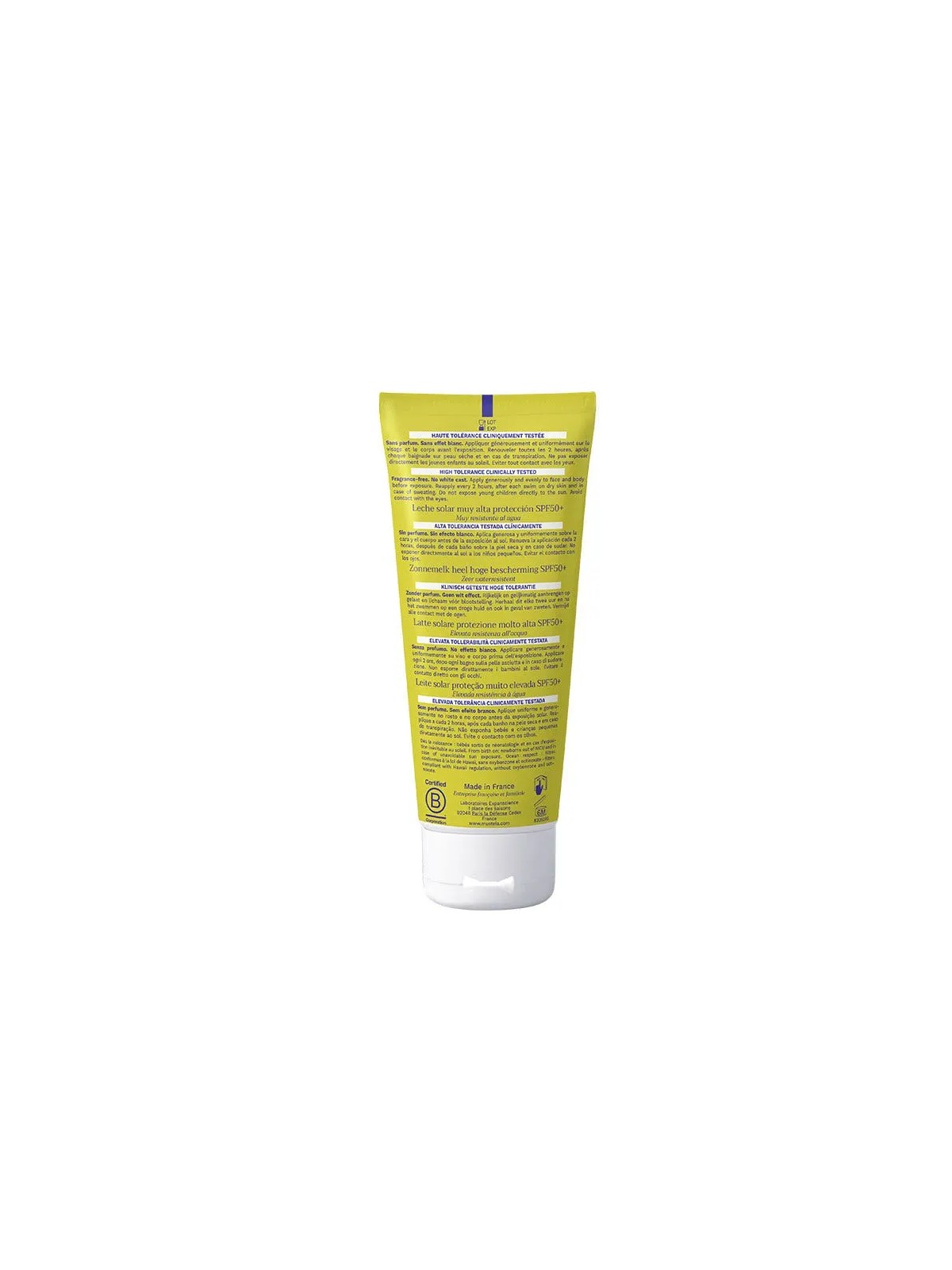 Mustela Lait Solaire Très Haute Protection SPF50+ 100ml