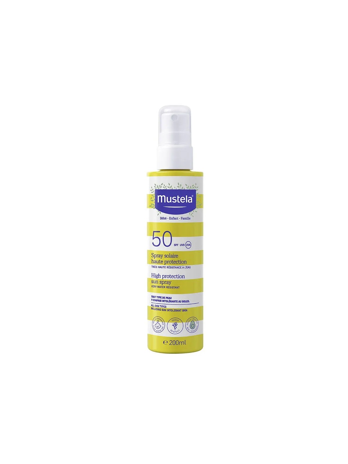 Mustela Spray Solaire Haute Protection SPF50 200ml