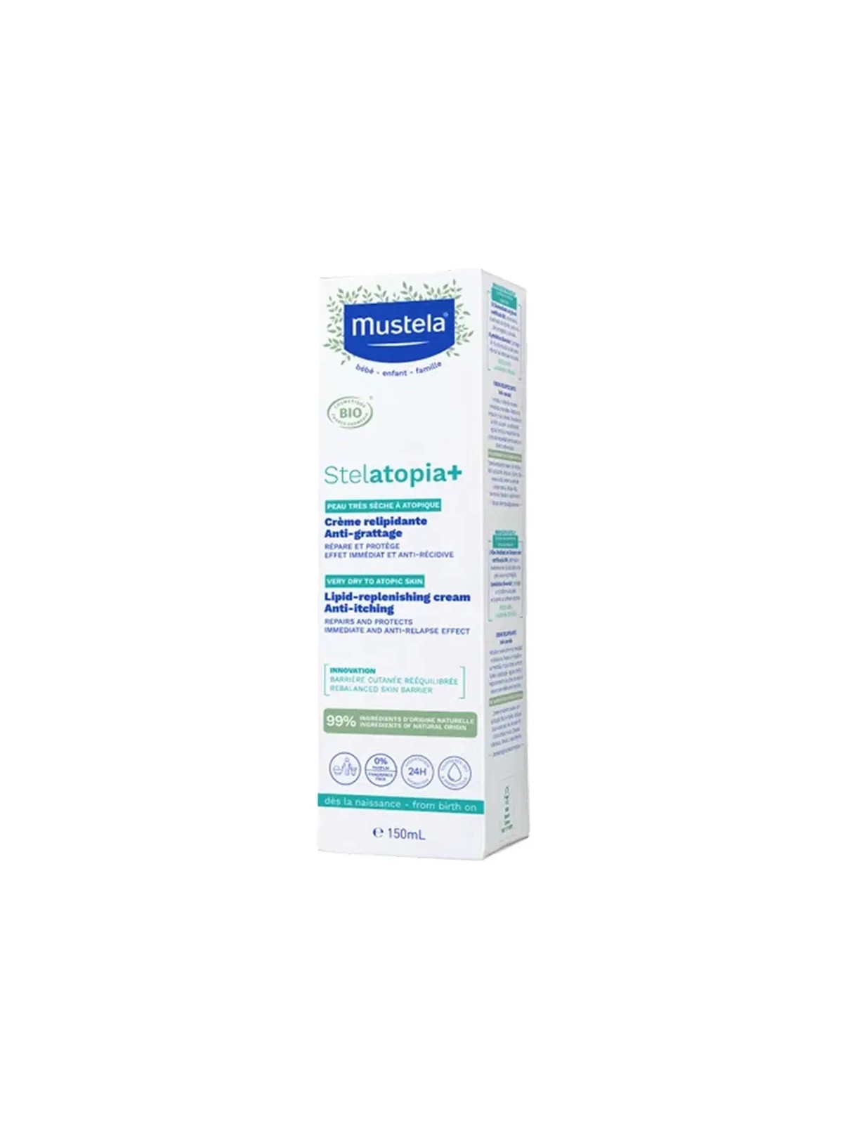 Mustela Stelatopia Crème Relipidante Anti-Grattage 150ml