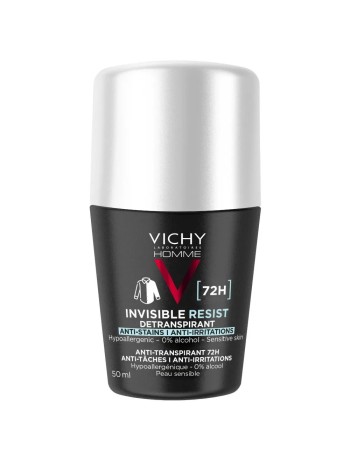 Vichy Homme Invisible Resist Détranspirant Anti Irritations 72h 50ml