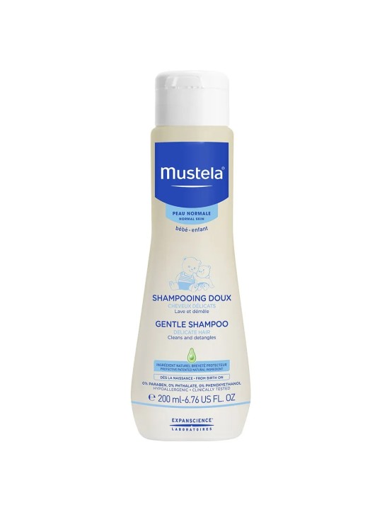 Mustela Bebe Shampooing Doux Cheveux Delicats Peaux Normales 200ml