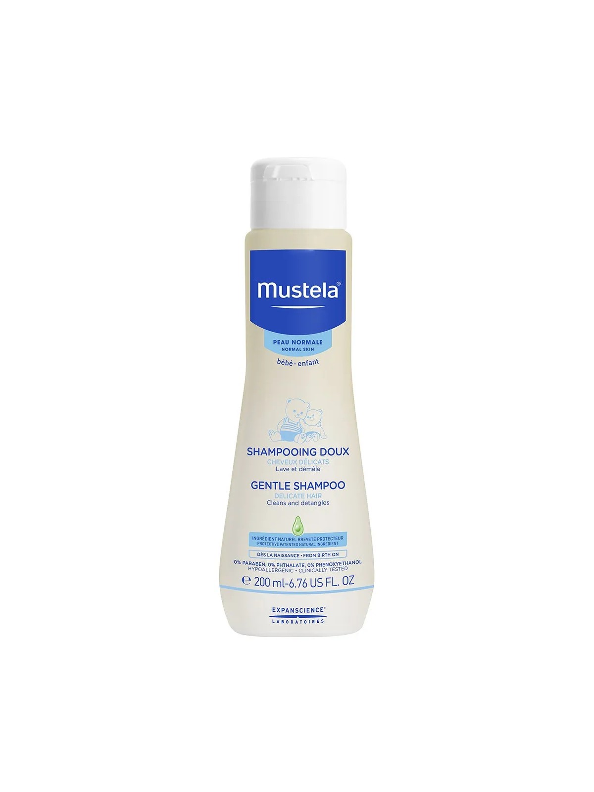 Mustela Bebe Shampooing Doux Cheveux Delicats Peaux Normales 200ml