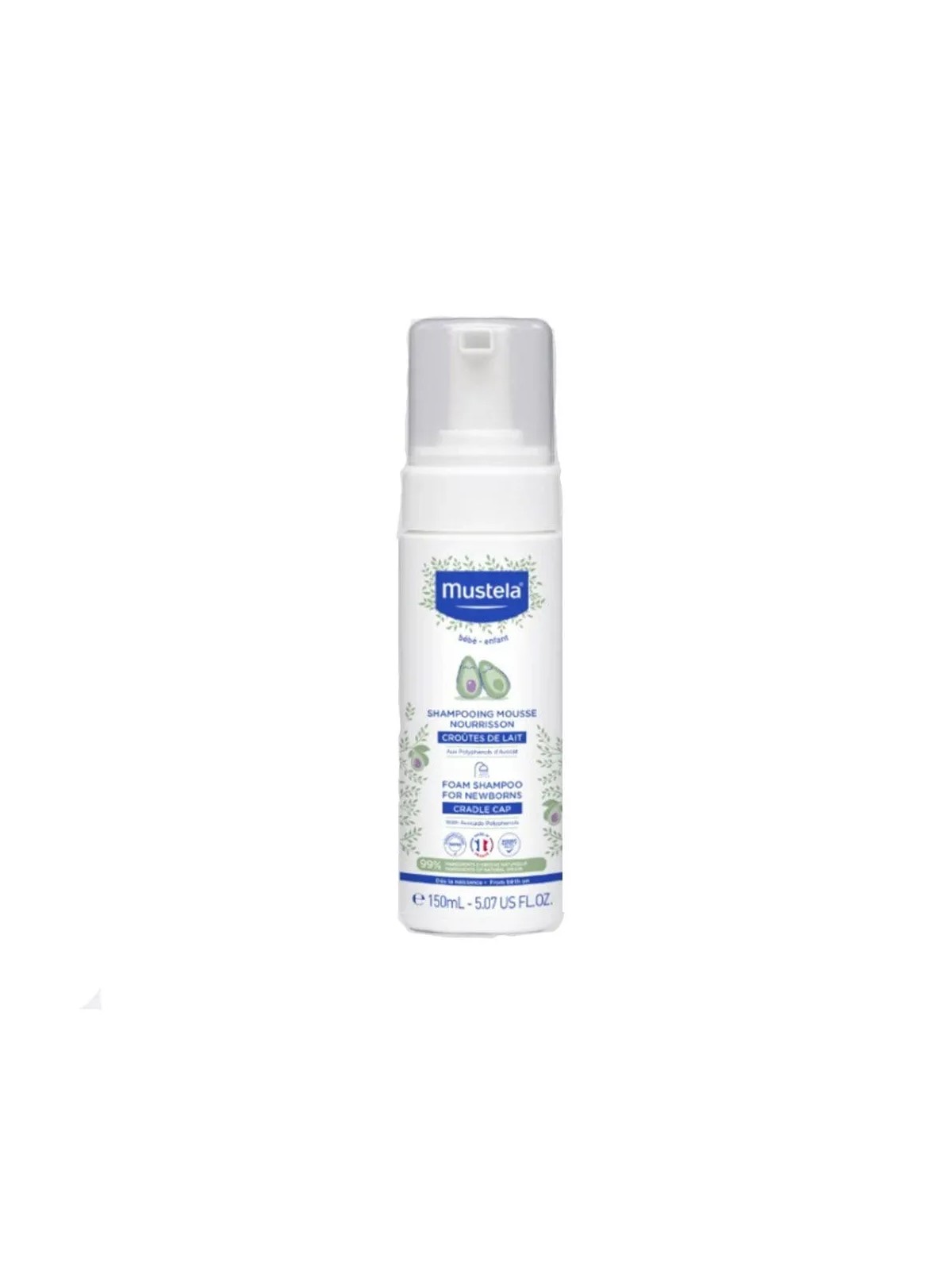 Mustela Shampooing Mousse Nourrisson Peaux Normales 150ml