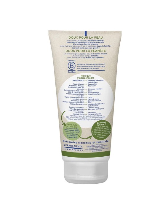 Mustela Creme Hydratante Bio Des La Naissance 150ml