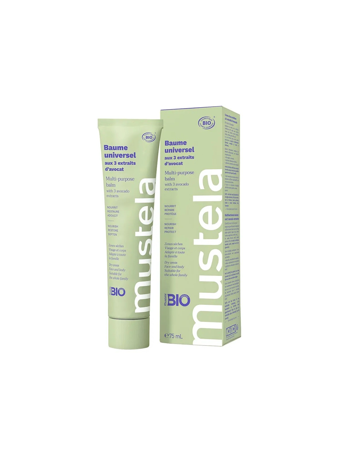 Mustela Baume Universel aux 3 extraits d'avocat Bio 75ml