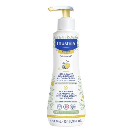 Mustela Gel Lavant Nourrissant Au Cold Cream Peaux Seches 300 ml