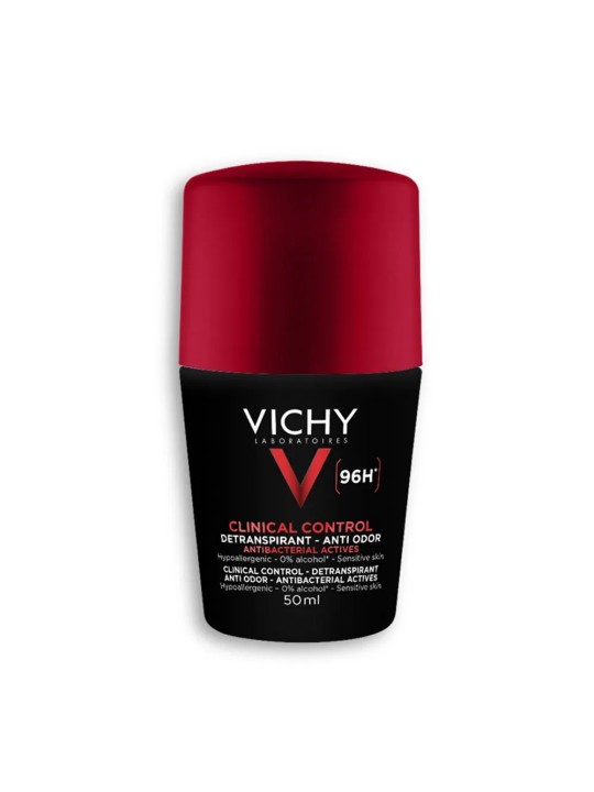 Vichy Déodorant Roll-on Détranspirant Homme anti-odeur 96h 50ml