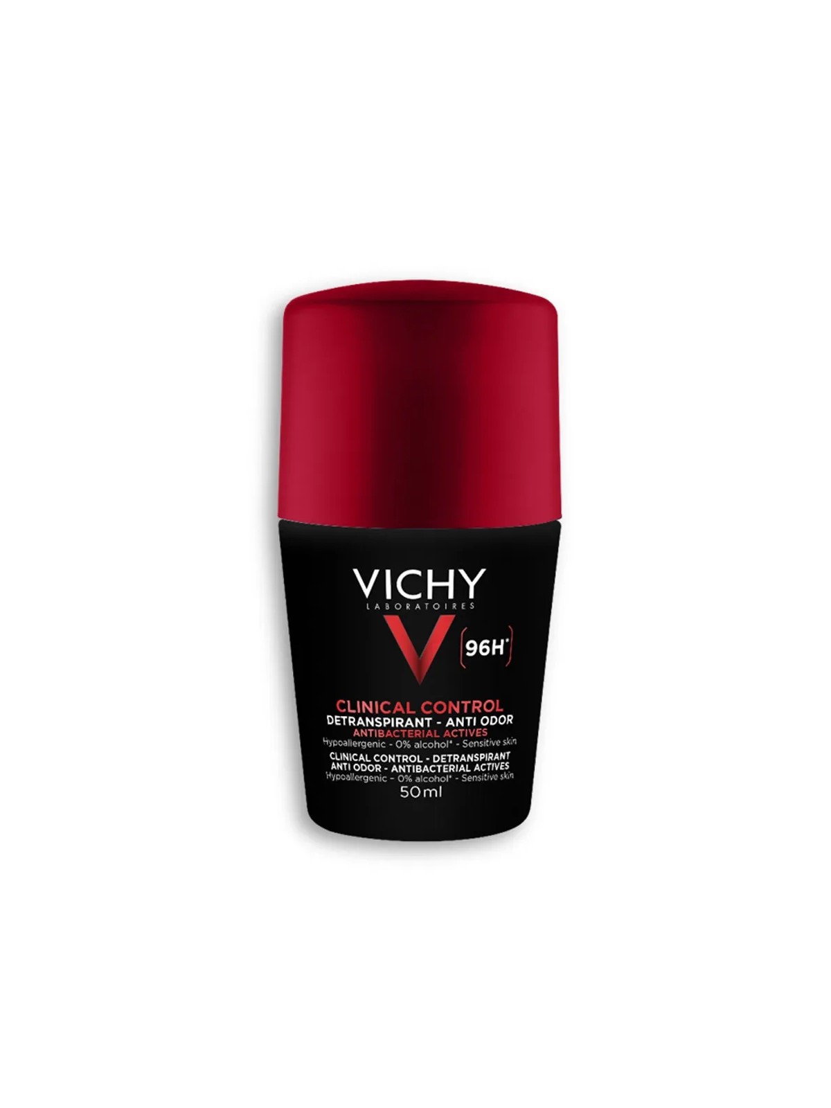 Vichy Déodorant Roll-on Détranspirant Homme anti-odeur 96h 50ml