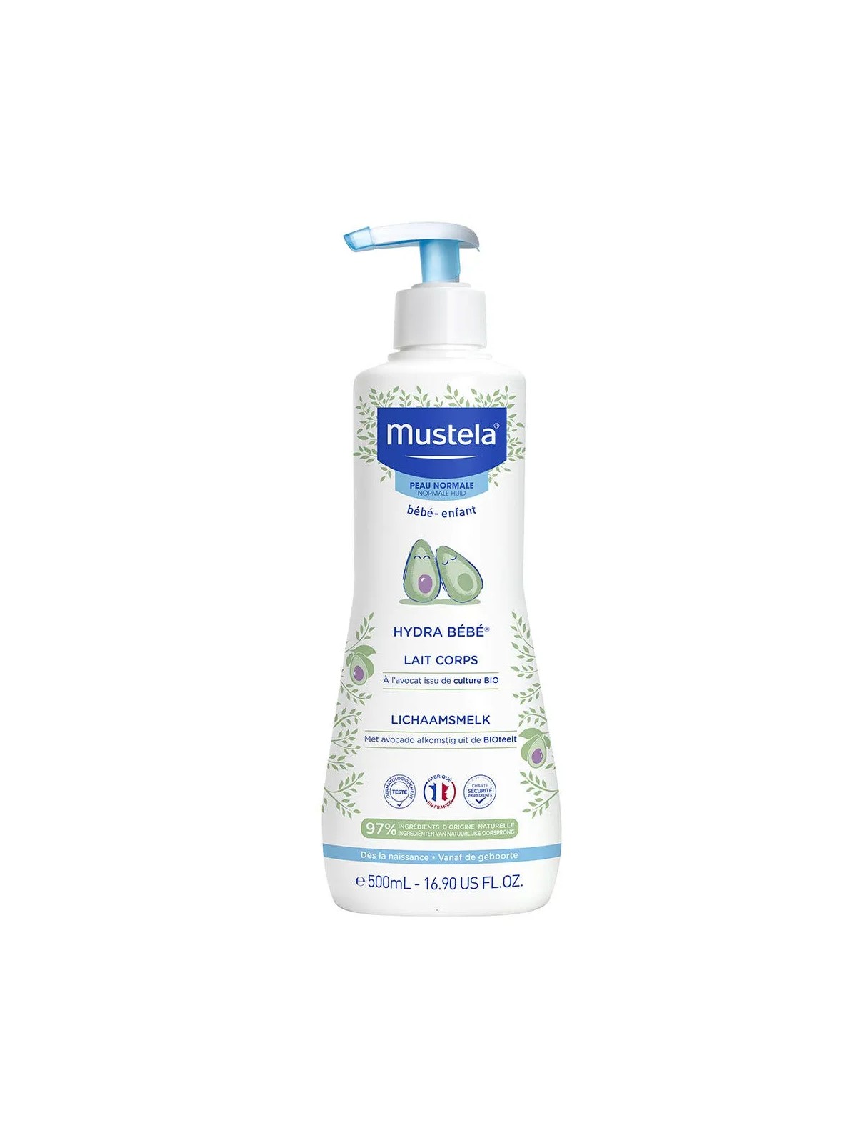 Mustela Hydra Bebe Lait Corps Peaux Normales 300 ml