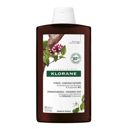 Klorane Quinine Shampooing Edelweiss Bio Cheveux Fatigués 400ml