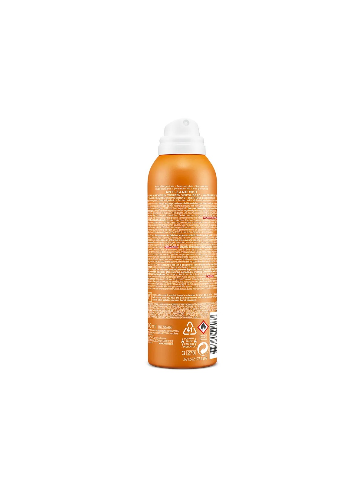 Vichy Ideal Soleil Enfant Brume Anti-sable Spf50+ 200ml