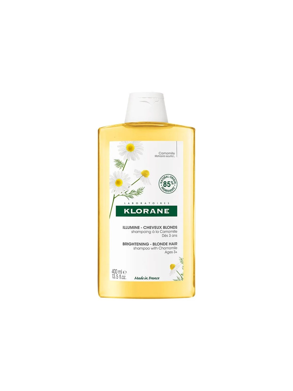 Klorane Camomille Shampooing Reflets Blonds Cheveux Blonds 400ml