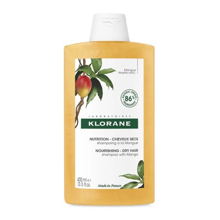 Klorane Mangue Shampooing Nutrition Cheveux Secs 400ml