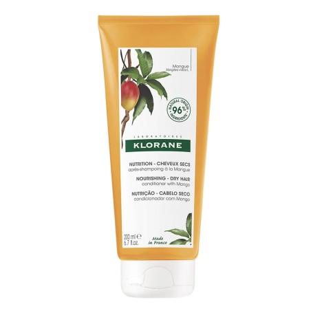 Klorane Mangue Après-Shampooing Nutrition Cheveux Secs 200ml