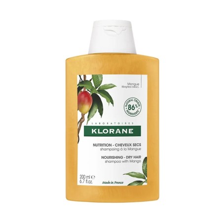 Klorane Mangue Shampooing nutrition Cheveux secs 200ml