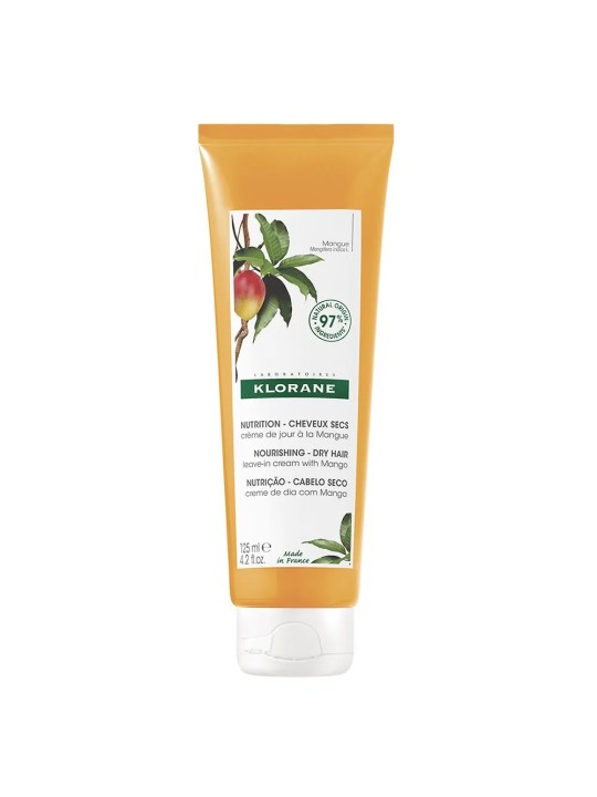 Klorane Mangue Creme De Jour Nutrition Cheveux Secs 125ml