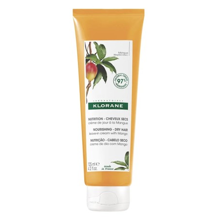 Klorane Mangue Creme De Jour Nutrition Cheveux Secs 125ml