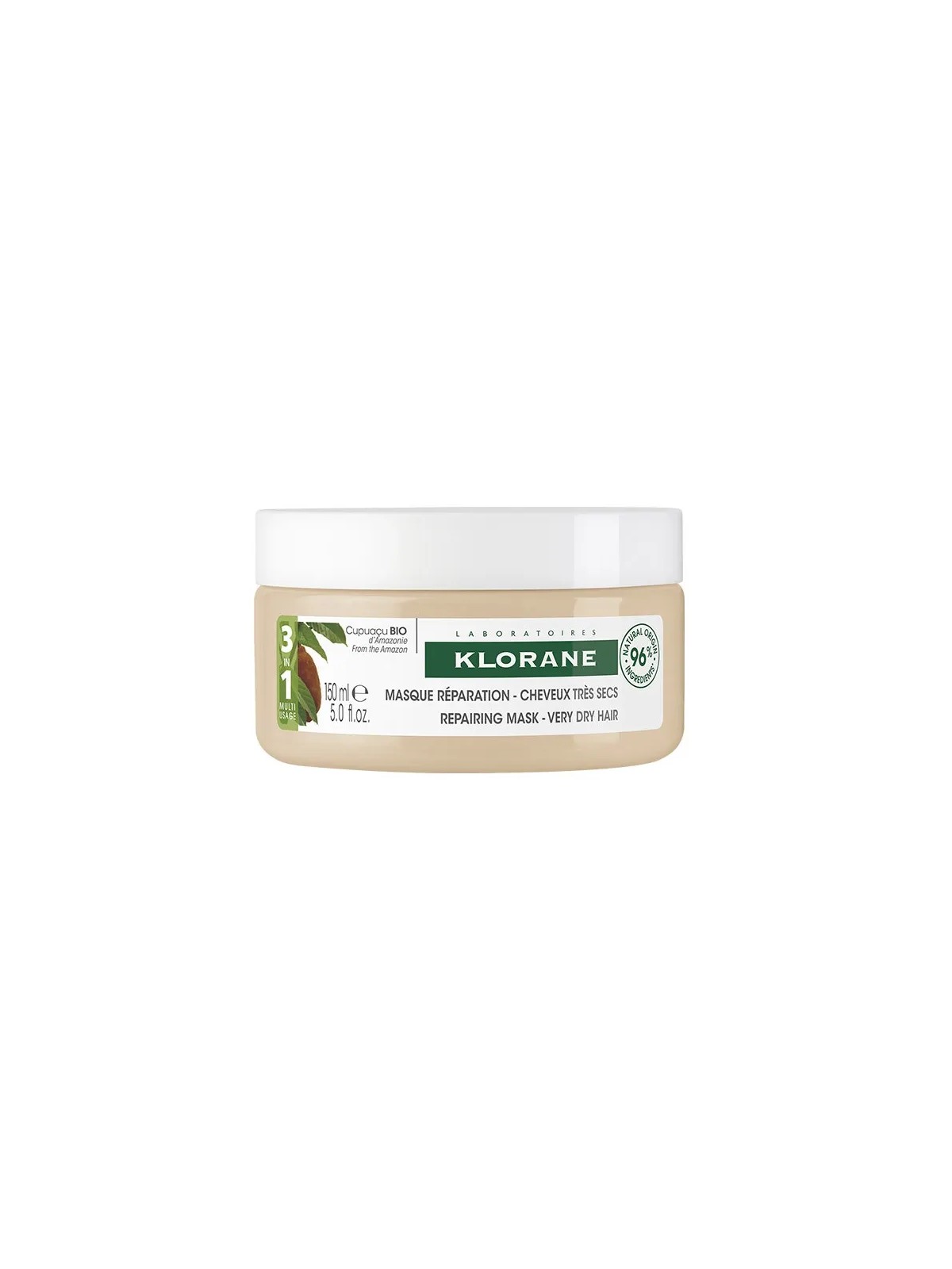 Klorane Cupuacu Masque Nutrition et Réparation Bio 150ml