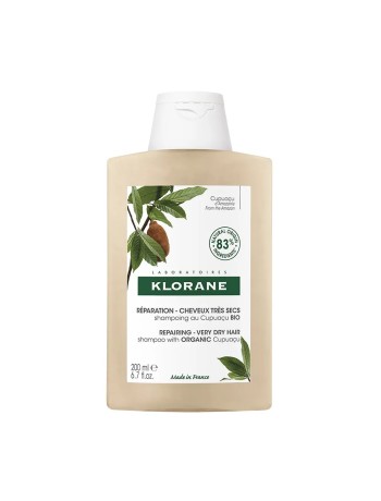 Klorane Cupuacu Shampoing Réparation Bio Cheveux Très Secs 200ml
