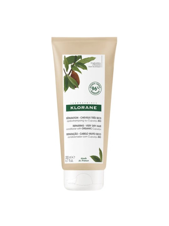 Klorane Cupuacu Apres-shampooing Réparation Bio Cheveux Très Secs 200ml