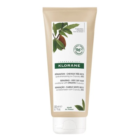 Klorane Cupuacu Apres-shampooing Réparation Bio Cheveux Très Secs 200ml