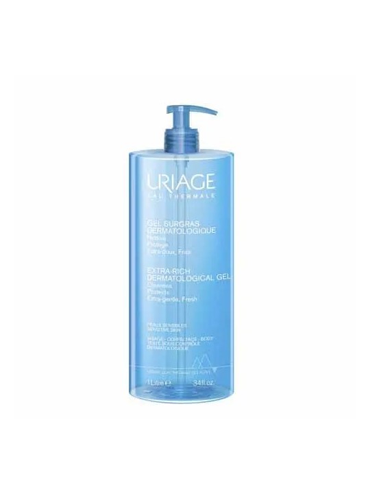 Uriage Hygiène Gel Douche Surgras Dermatologique Peaux Sensibles 1l