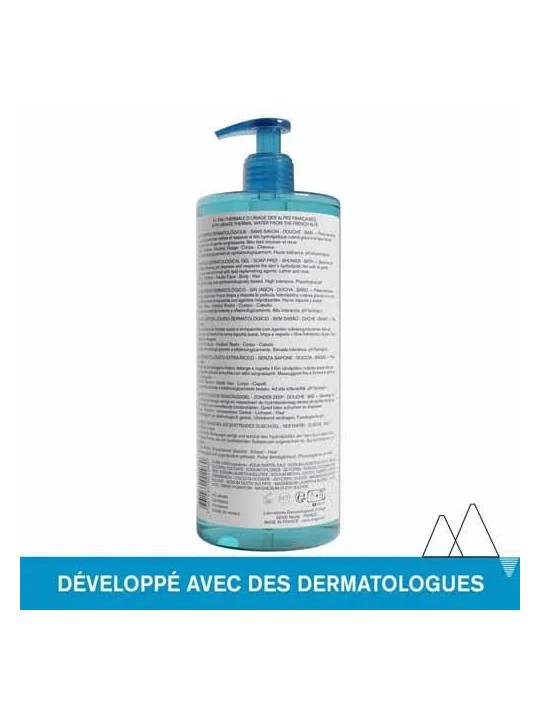 Uriage Hygiène Gel Douche Surgras Dermatologique Peaux Sensibles 1l