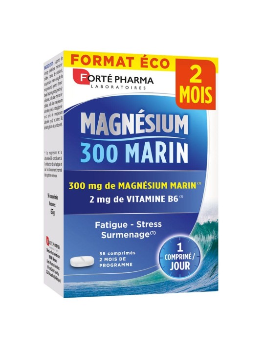 Forté Pharma Magnésium 300 Marin Stress et fatigue 56 comprimés