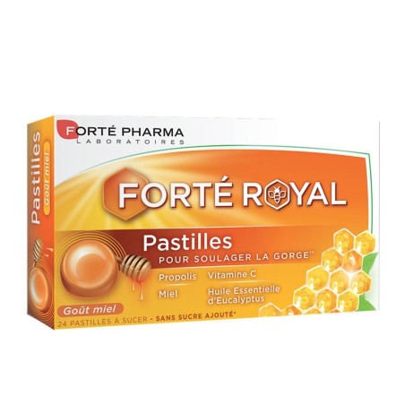 Forté Pharma Forté Royal Pastilles Gorge Miel 24 pastilles