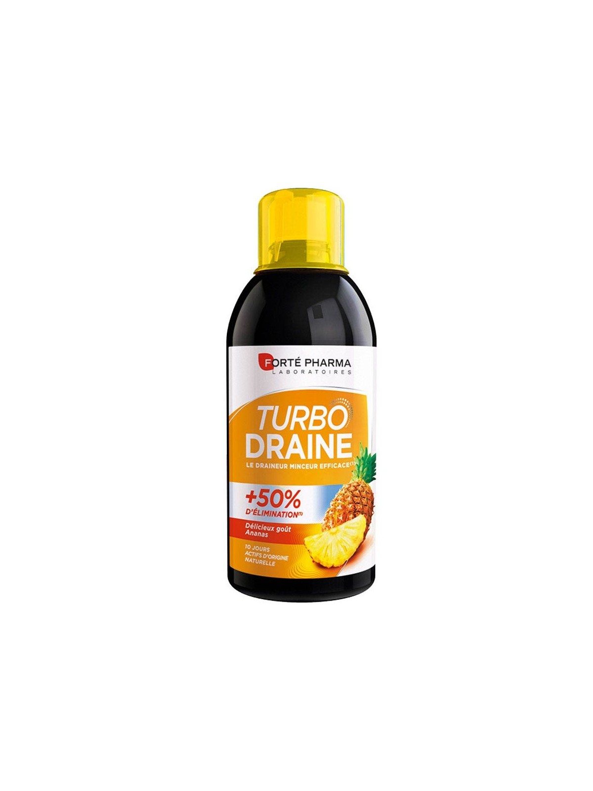 Forté Pharma TurboDraine Draineur Minceur et Elimination Goût Ananas 500ml