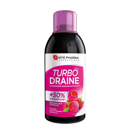 Forté Pharma TurboDraine Draineur Minceur et Elimination Goût Framboise 500ml