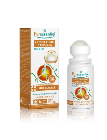 Puressentiel Articulations Et Muscles Roller Anti-Douleur Bille Massante 75ml