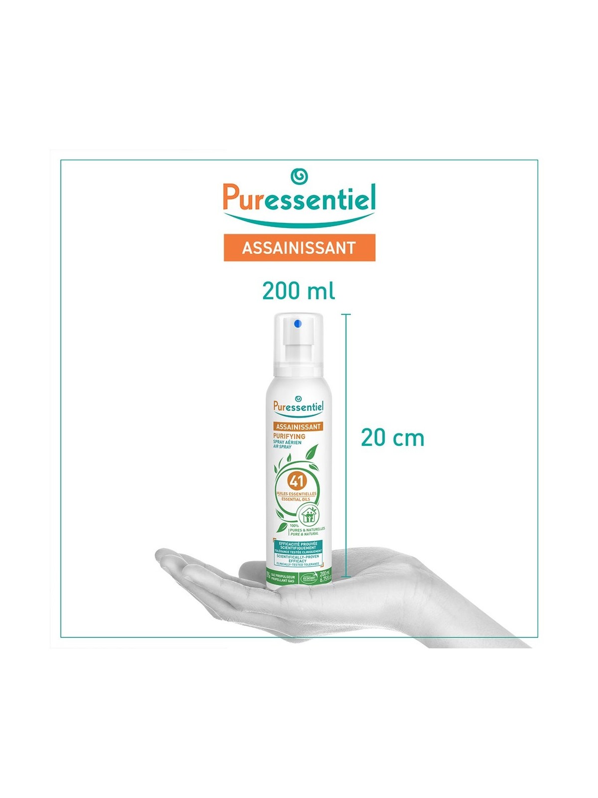 Puressentiel Assainissant Spray Aerien Aux 41 huiles essentielles 200ml