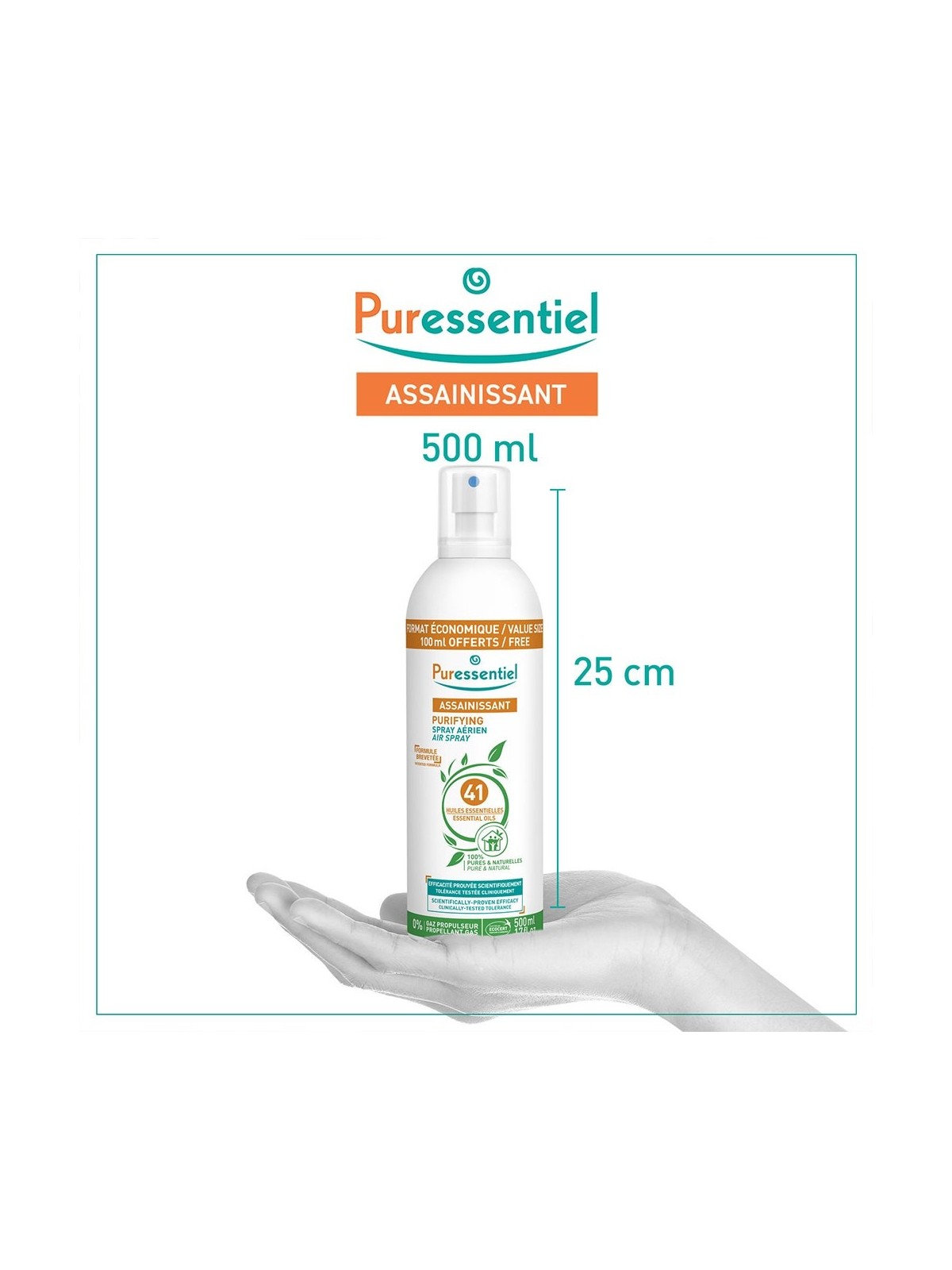 Puressentiel Assainissant Spray Aerien Aux 41 huiles essentielles 500ml