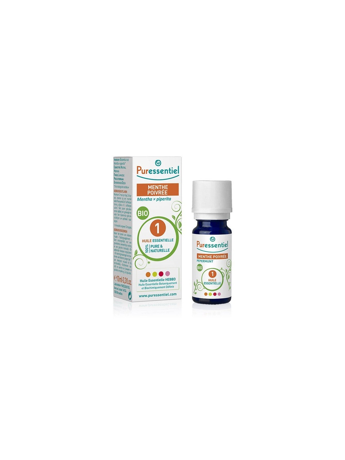 Puressentiel Huiles Essentielles Menthe Poivree Bio 10ml