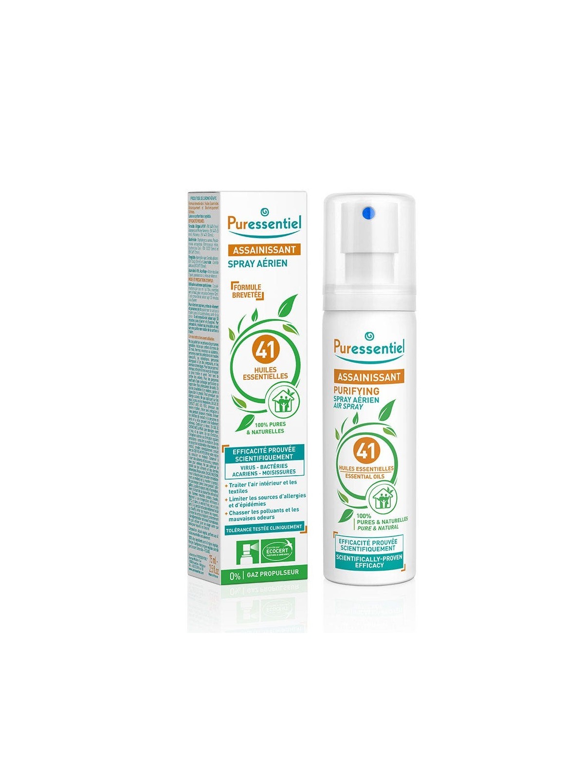 Puressentiel Assainissant Spray Aerien Aux 41 huiles essentielles 75ml