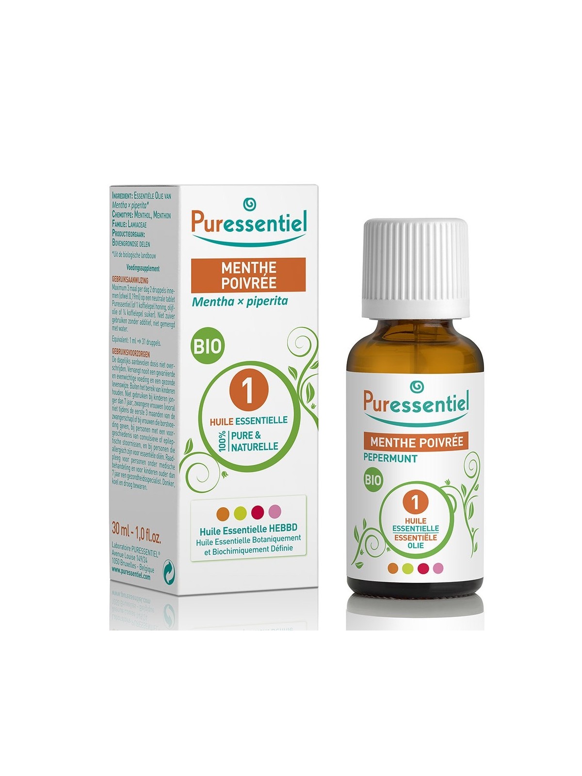 Puressentiel Huiles Essentielles Menthe Poivree Bio 30ml