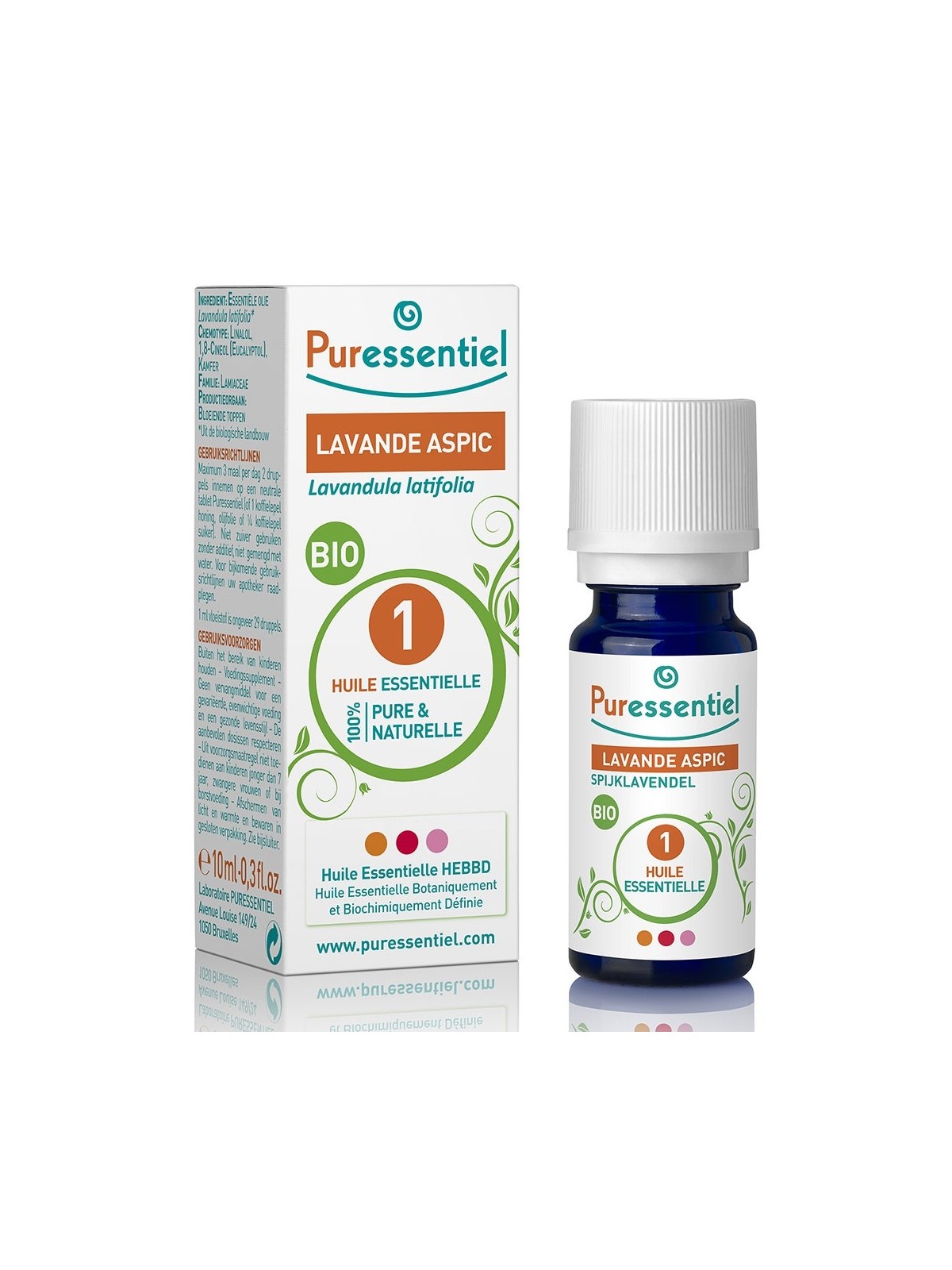 Puressentiel Huiles Essentielles Lavande Aspic Bio 10ml