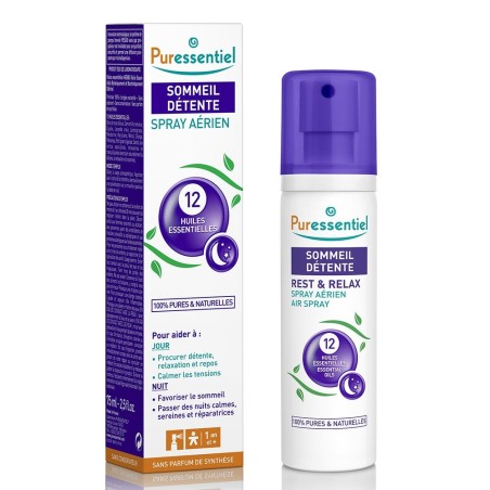 Puressentiel Sommeil - Détente Spray Aerien 12 Sommeil Detente 75ml