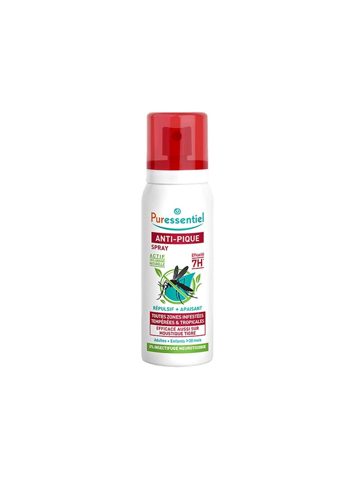 Puressentiel Anti-Pique Spray Repulsif Et Apaisant Anti-moustiques 75 ml