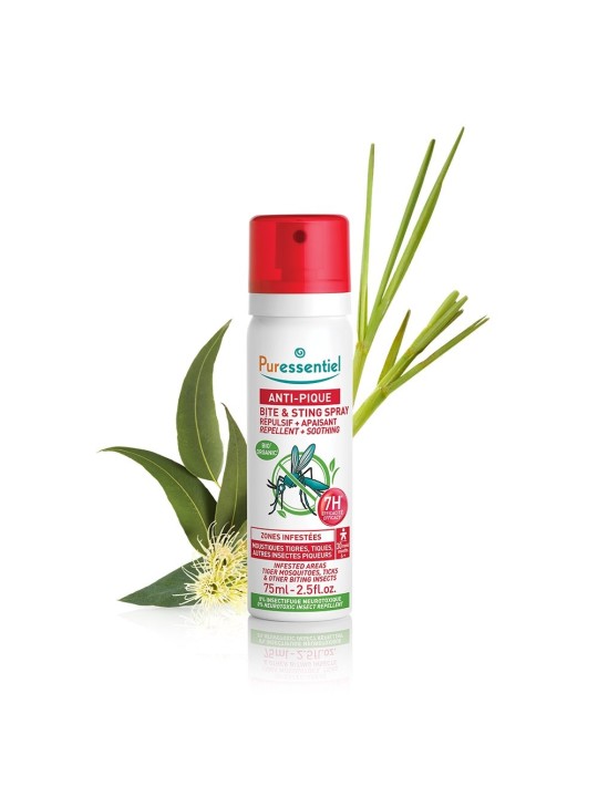 Puressentiel Anti-Pique Spray Repulsif Et Apaisant Anti-moustiques 75 ml