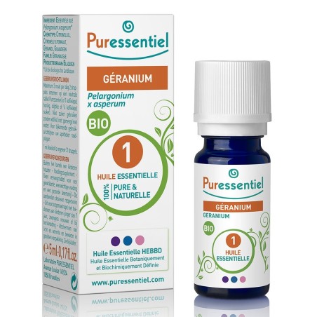 Puressentiel Huiles Essentielles Geranium Bio 5 ml