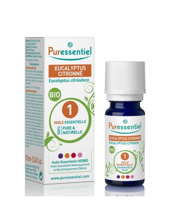 Puressentiel Huiles Essentielles Eucalyptus Citronne Bio 10ml