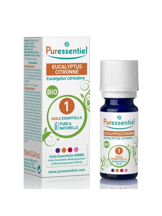 Puressentiel Huiles Essentielles Eucalyptus Citronne Bio 10ml