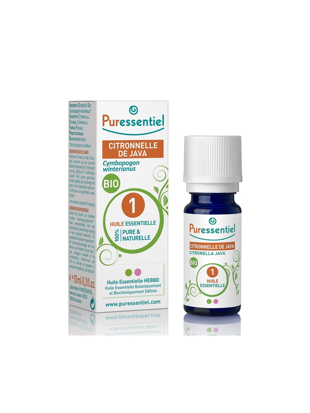 Puressentiel Huiles Essentielles Citronnelle De Java Bio 10 ml