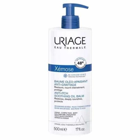 Uriage Xémose Baume Oleo Apaisant Anti Grattage Secheresses Severes Peaux Atopiques 500ml